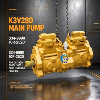 334-9990 10R-2520 K3V280 MAIN PUMP for CAT390D 390DL 385C L MH 385B 385C FS BRAND NEW HYDRAULIC PUMP
