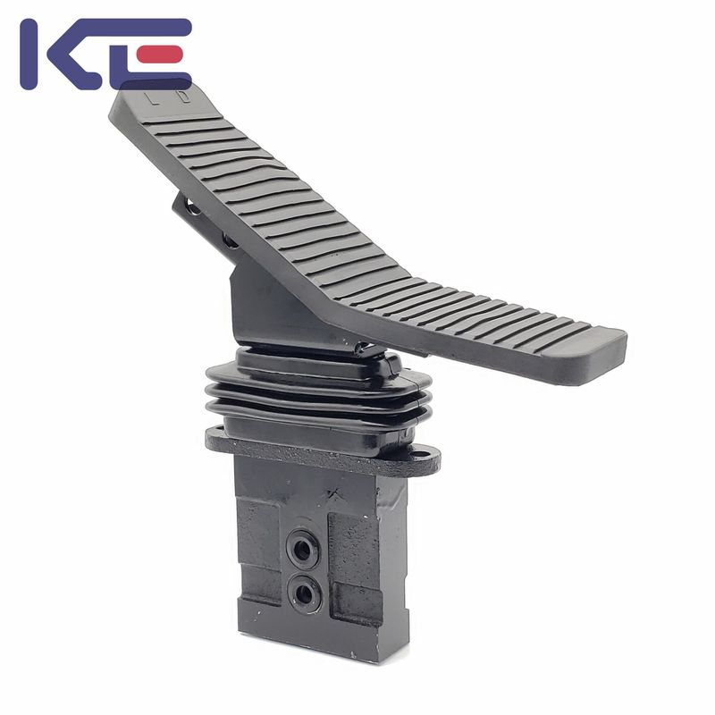 Black Excavator Hydraulic Foot Pedal Control Valve For Breaker